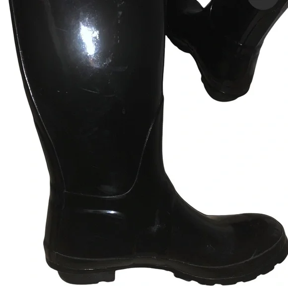𝅺HUNTER Tall High Gloss Boots | US 7 - Picture 4 of 16